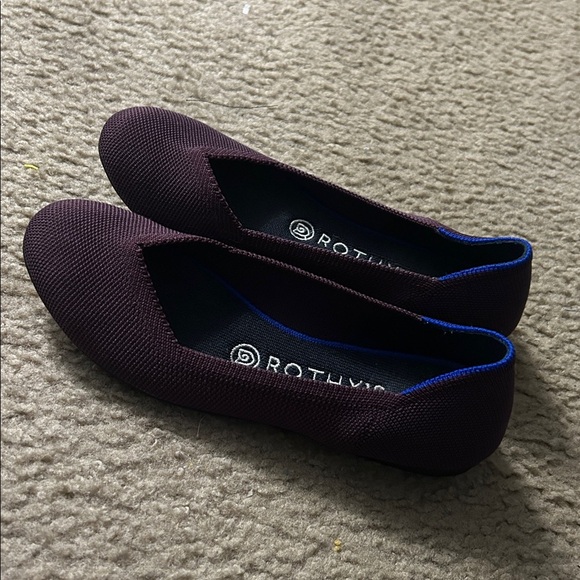 Rothy's Shoes - Rothy’s Orchid Heel Stripe Flat [Retired] - Size 7.5